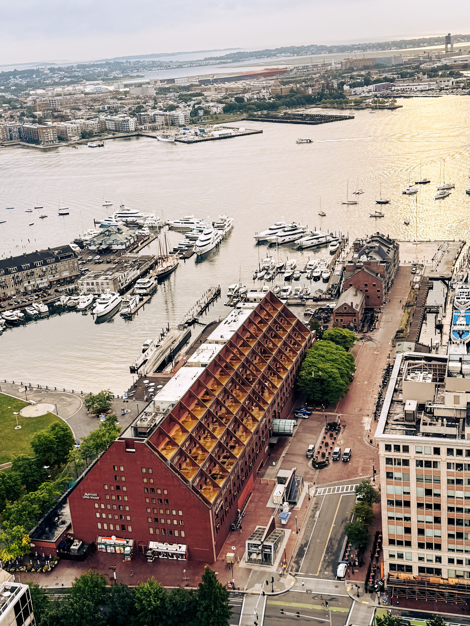 Boston waterfront, photographed during my July 2026 travels.