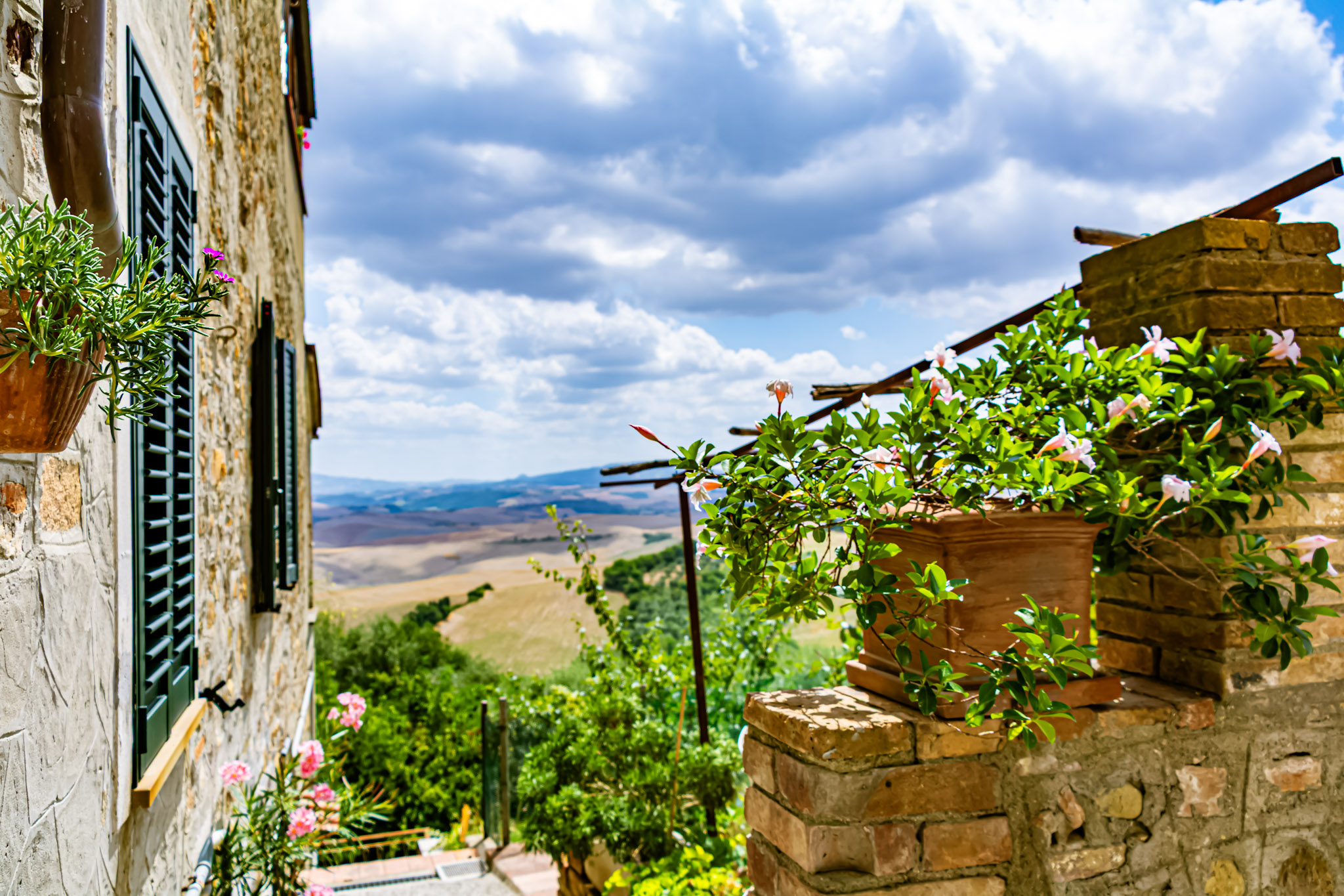 A view across the Tuscan countryside from my July 2025 travels.